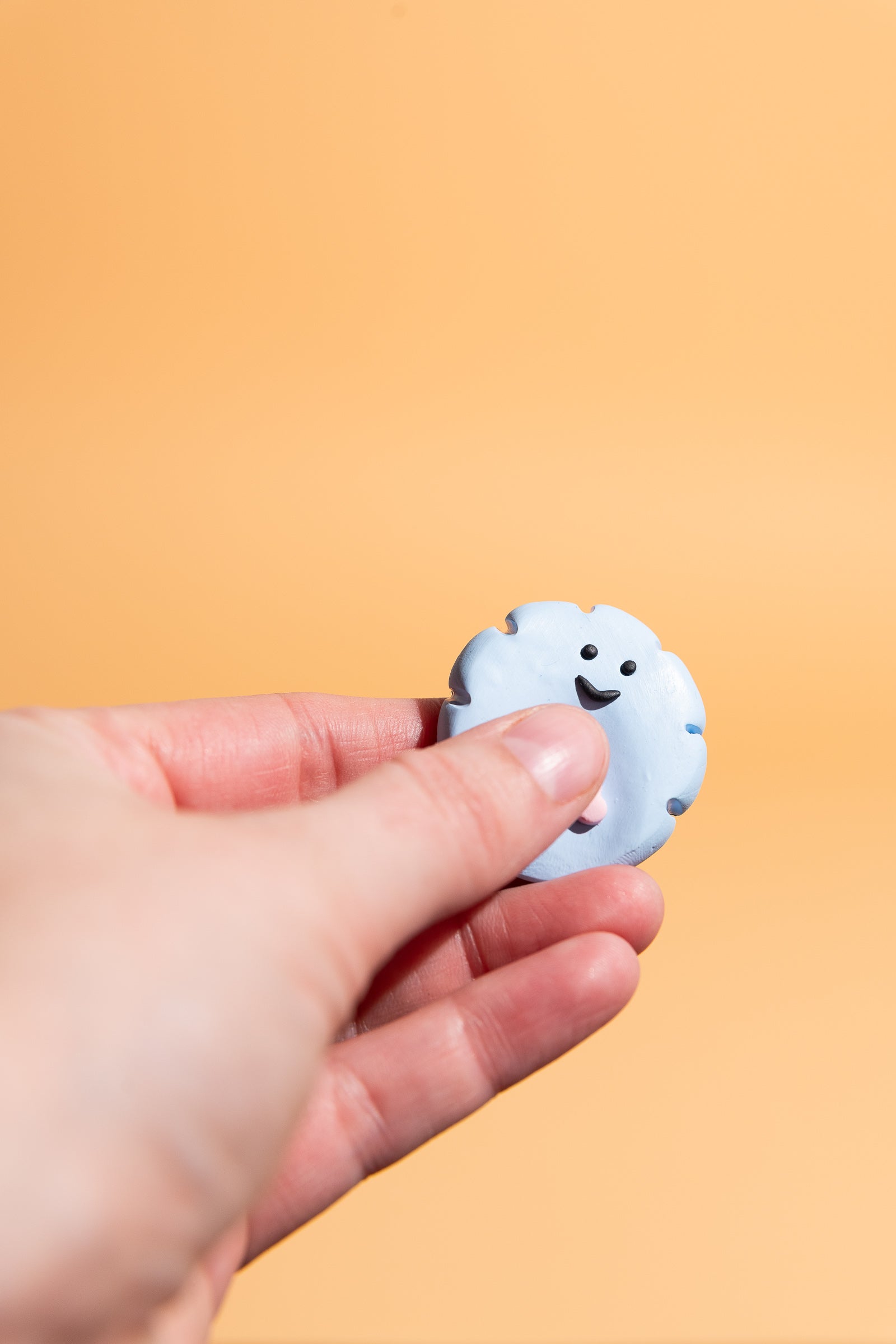 handgefertigte Wolke Fidget Toy Sorgenstein minimalistisch Design