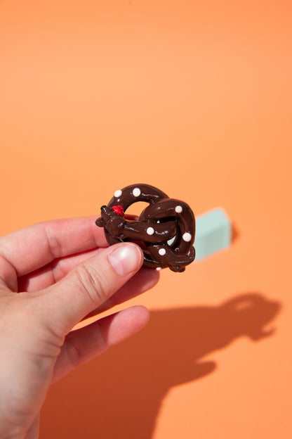 Dackel Fidget Toy als Sorgenstein Handschmeichler für Fokus