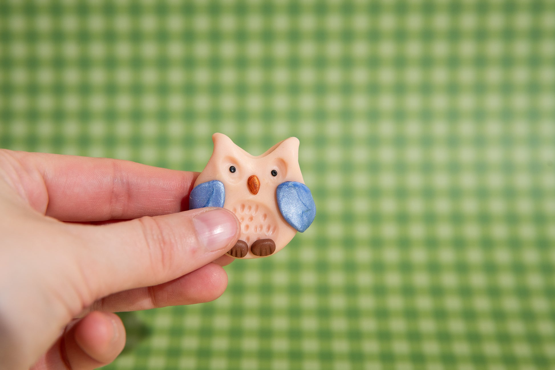Eule Fidget Toy Sorgenstein für Autismus zur sensorischen Beruhigung mit niedlichem Gesicht
