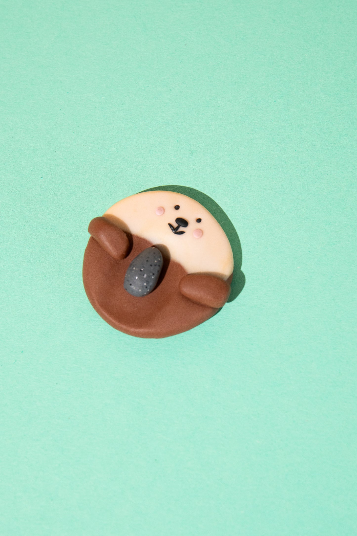 Worry Stone "Otter with Stone" | Fidget Toy
