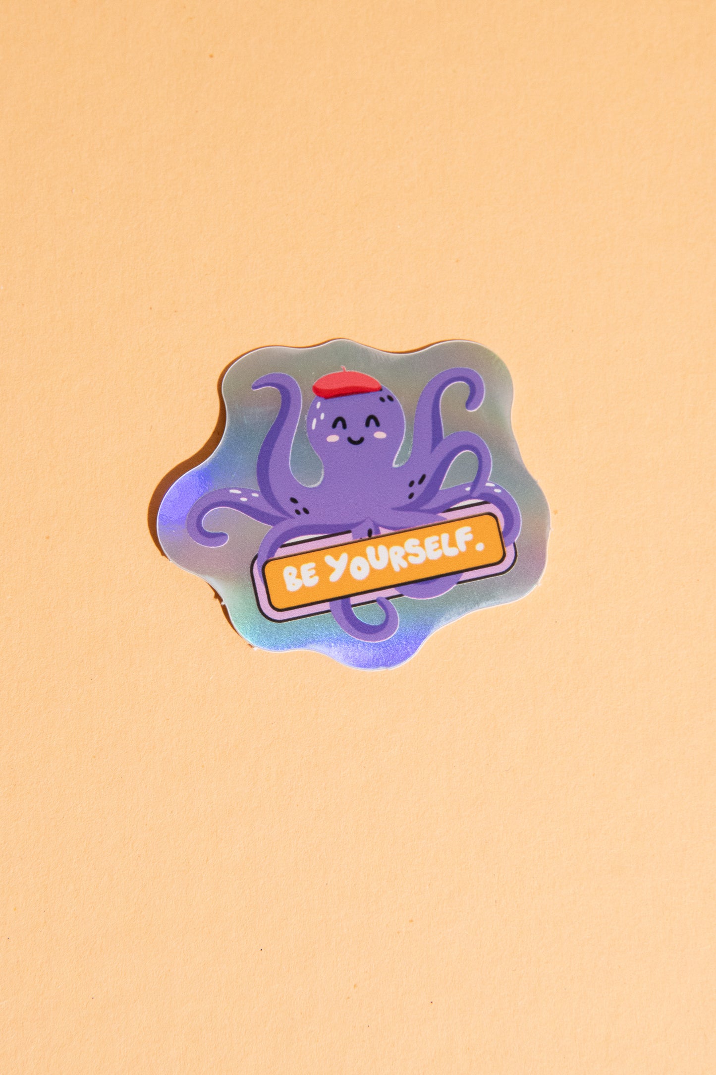 Hologramm Sticker Octopus