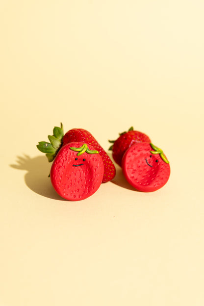 Fidget Toy Worry Stone Strawberry