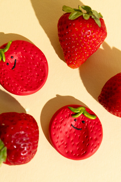 Fidget Toy Worry Stone Strawberry