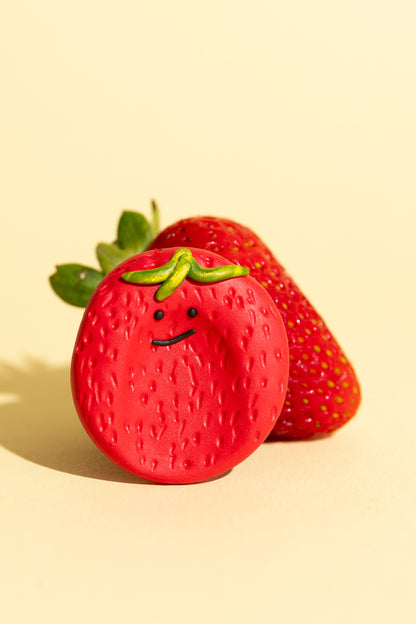 Fidget Toy Worry Stone Strawberry