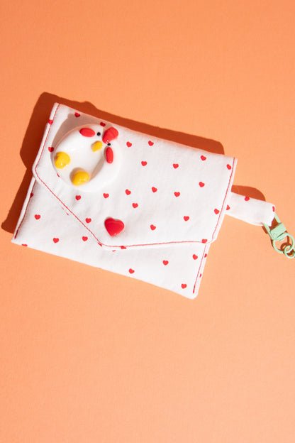 Handgemachte Mini Tasche für deine Sorgensteine