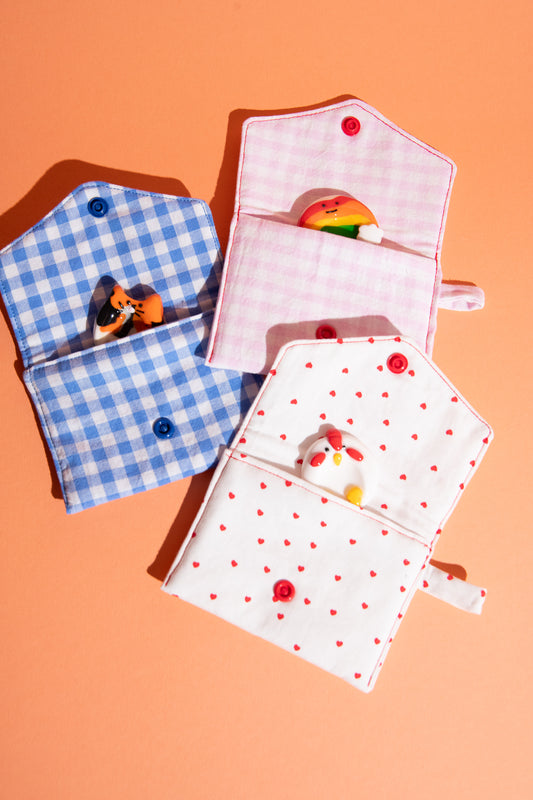 Handgemachte Mini Tasche für deine Sorgensteine