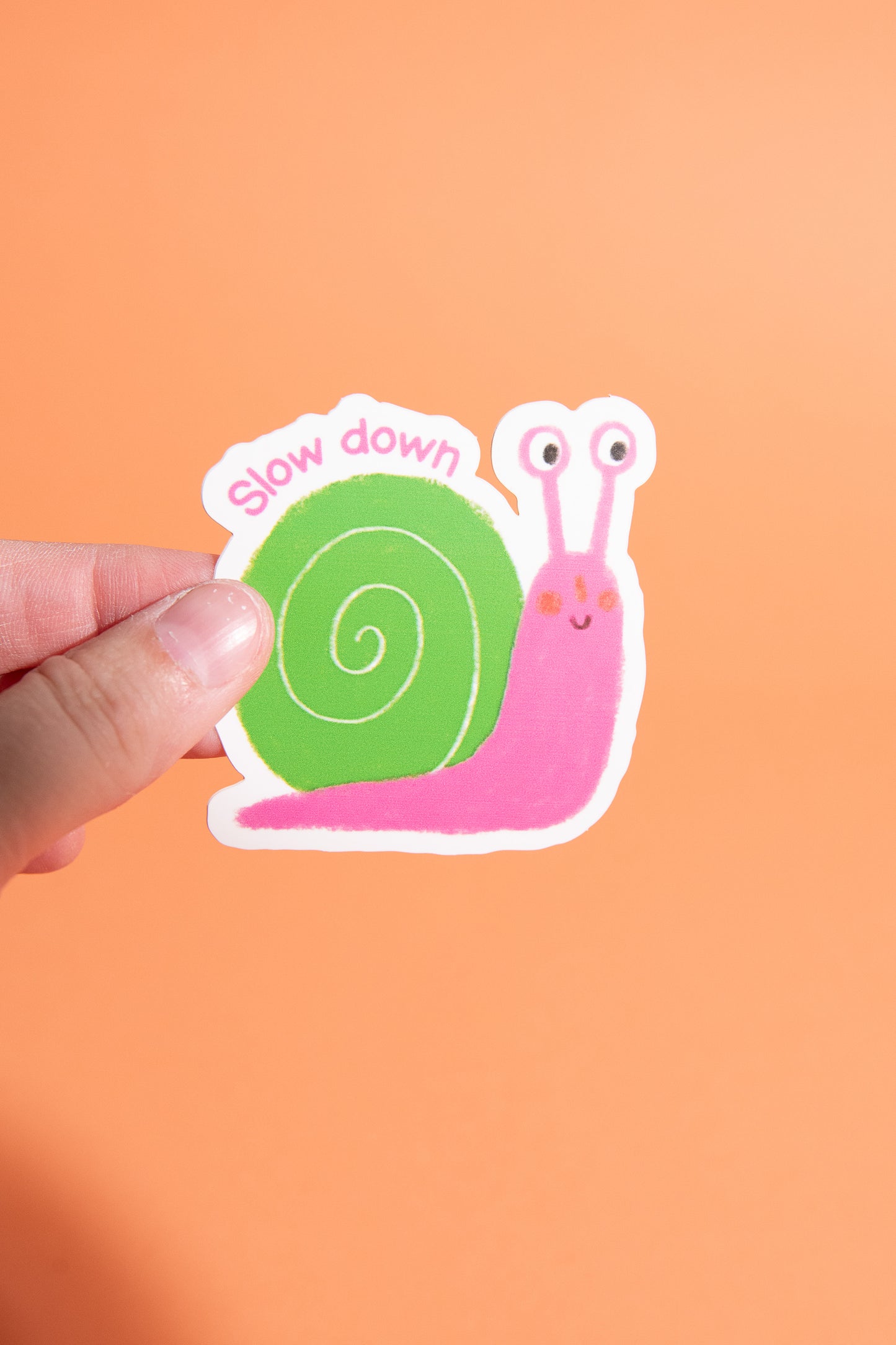 Sticker Schnecke "Slow Down"