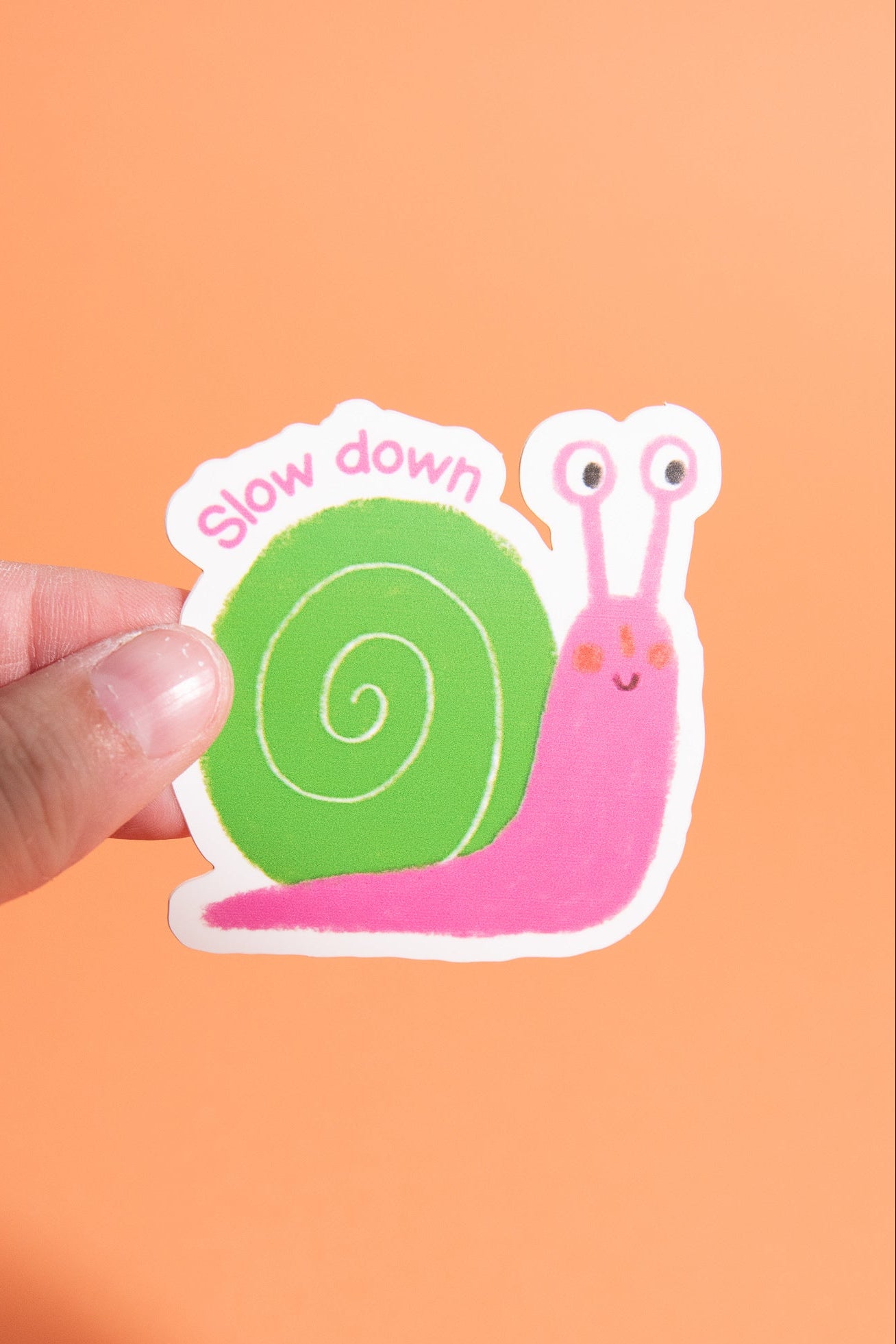 Sticker Schnecke "Slow Down"
