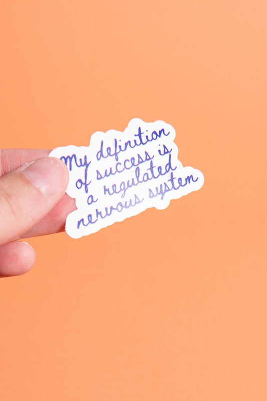 Sticker "Regulated Nervous System"