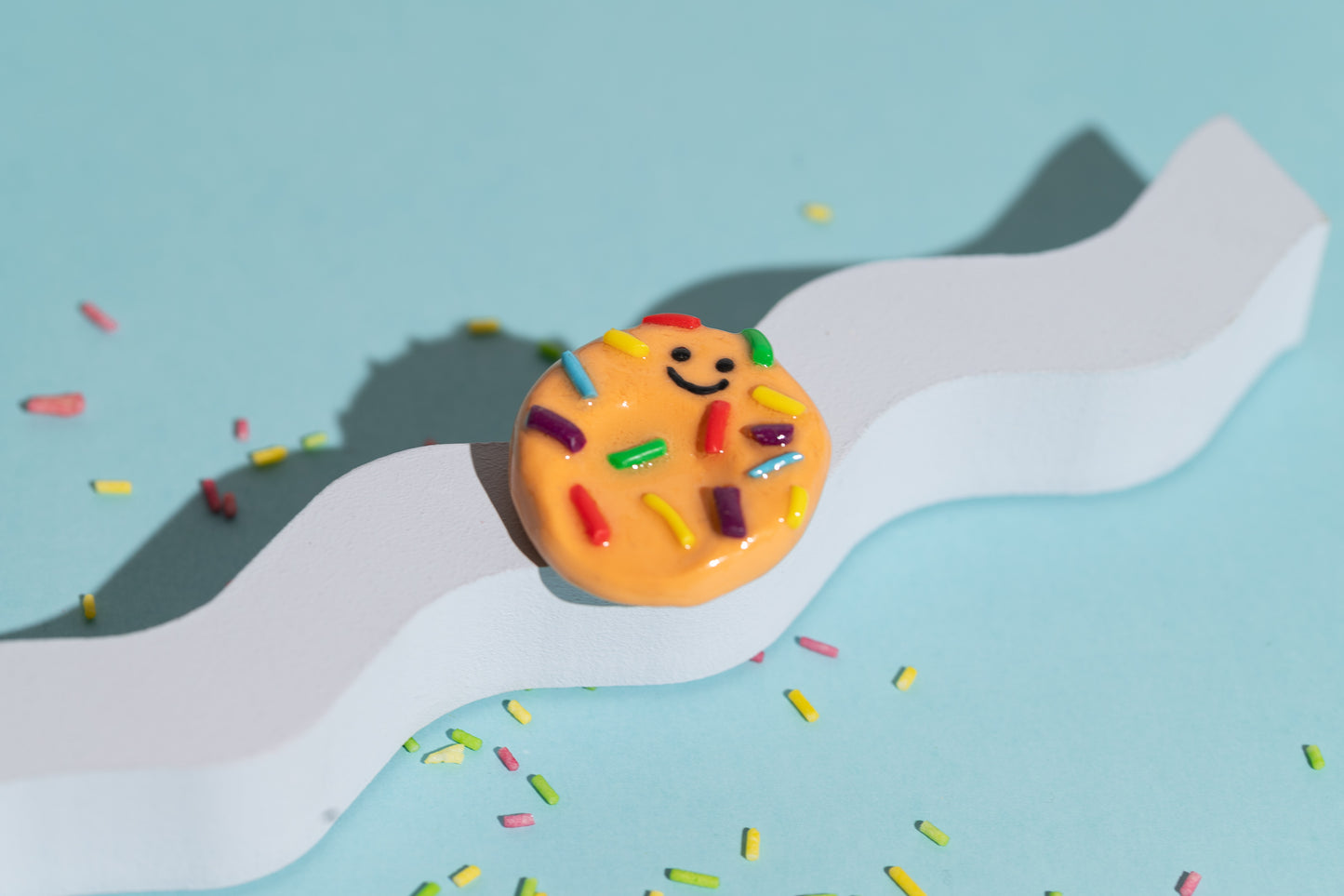 Fidget Toy Sprinkle Cookie Worry Stone