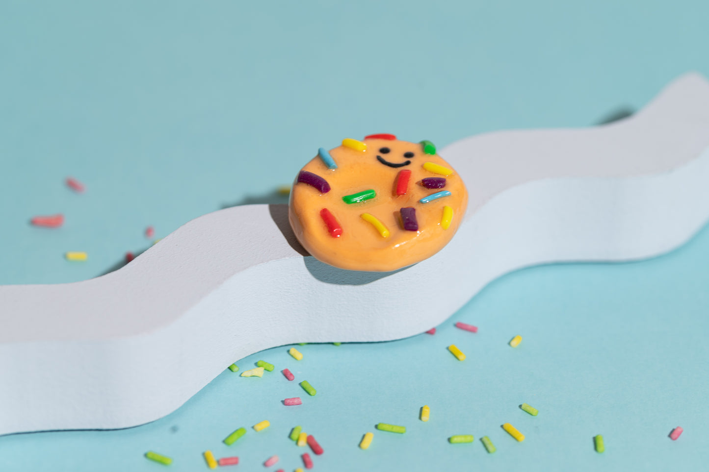 Fidget Toy Sprinkle Cookie Worry Stone