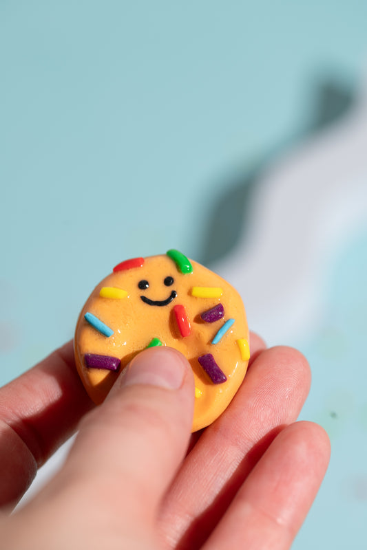 Fidget Toy Sprinkle Cookie Worry Stone