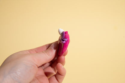 Handgemachter Polymer Clay Sorgenstein für Selbstregulation bei ADHS und Autismus