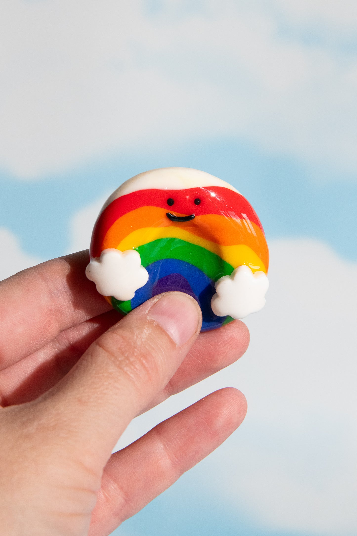 sorgenstein für frauen mit adhs regenbogen